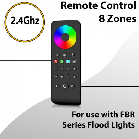 Remote Control 8 Zones for RGBW FBR Series Flood lights