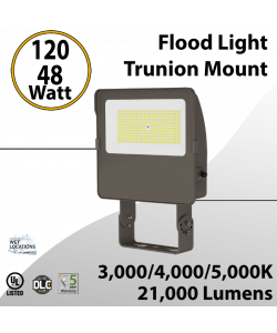 LED Flood Light Trunion 120W-48W 21000Lm