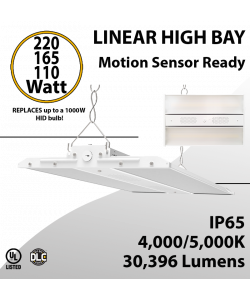 LED Linear High Bay Fixture 2Ft. 110/165/220W 30396Lm 4000/5000K (LED)