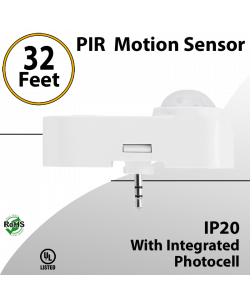 PIR Motion Sensor with Integrated Photocell