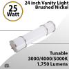 24inch Brushed Nickel Bathroom Vanity Mirror Light 25W 1750Lm 