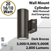 LED Wall Mount Cylinder Light 20/16/10W