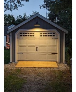 Gooseneck Light Wall Mount 12W 3000/4000/5000K Selectable - Photocell