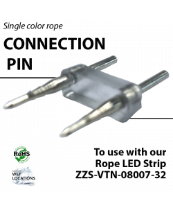 Connection Pin for Single Color Rope Light (ZZS-VTN-08007-32)